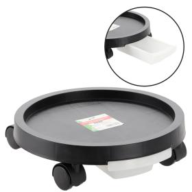 PODSTAWKA POD DONICZKĘ OKRĄGŁA NA KÓŁKACH FI 28 CM
