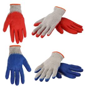 KPL. 10 PAR RĘKAWIC OCHRONNYCH "WAMPIRKI" DZIANE CZERWONE/NIEBIESKIE POKRYTE LATEKSEM