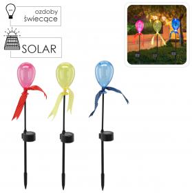 LAMPA SOLARNA FUNNY BALONIK 9 x 6 x 44 CM MIX KOLORÓW