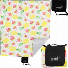 KOC PIKNIKOWY 300x200 CM Z IZOLACJĄ OWOCE