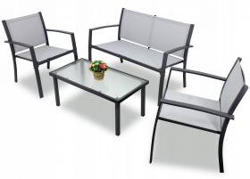 Zestaw Mebli Ogrodowych Garden Line  (Ławka, 2 Krzesła, Stolik) 