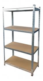 Regał 4Poziomowy 150 x 70 x 30 cm Udźwig Półki: 150 Kg 