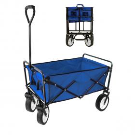 Wózek Ogrodowy Składany Niebieski 116x54x90 Garden Line