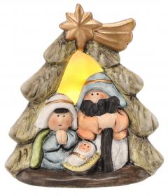 SZOPKA BOŻONARODZENIOWA CHOINKA LED 10 X 6,7 X 11,5 CM