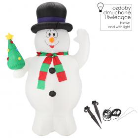 DMUCHANY BAŁWAN LED 240 CM