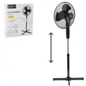 WENTYLATOR STOJĄCY CZARNY 45W
