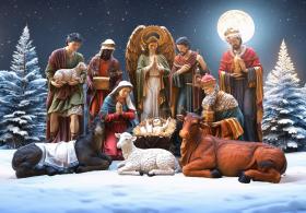 KPL. FIGUR BOŻONARODZENIOWYCH 11 EL. 203 CM