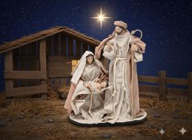 FIGURA BOŻONARODZ. ŚW. RODZINA WYS. 41 CM