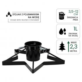 STOJAK CHOINKOWY GWIAZDA 3,512 CM